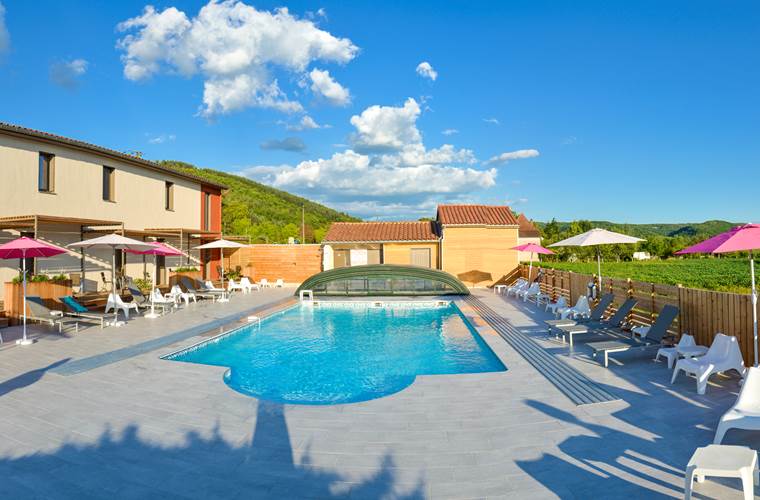 Vue sur piscine